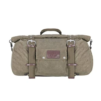 Image of Oxford Products Unisex&#039;s Khaki Heritage Roll Bag 30L. Motorcycle Luggage, 30 Litre OL577