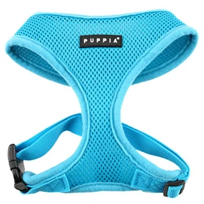 Image of Puppia Soft Harness, M, Sky Blue