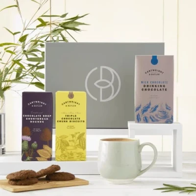 Image of Cartwright &amp; Butler The Chocoholic Selection Box Food Hamper Mother&#039;s Day Luxury Confectionery Gift Baskets Happy Birthday Anniversary Thank You Congratulations