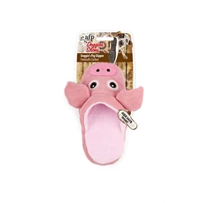 Image of ALL FOR PAWS Doggie&#039;s Shoes Pig Slipper Chew Toy, 2 kg