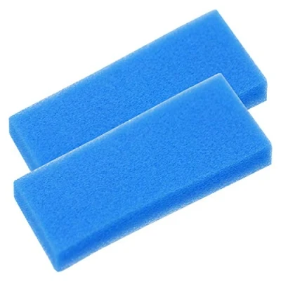 Image of SPARES2GO Filter compatible with Dyson DC16 Washable Post Motor Exhaust Sponge Pad Blue (Pack of 2)