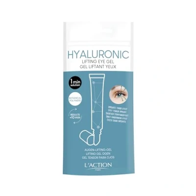 Image of L&#039;Action Paris Hyaluronic Lifting Eye Gel, Soothes and Hydrates Contour Area, Enriched with Kelp, Wheat Proteins Acid, Youthful Complexion 15ml