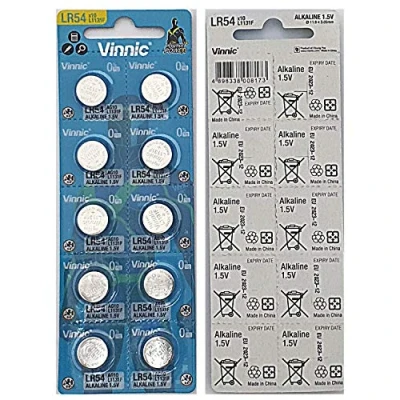 Image of Pack of 10 Vinnic Batteries for L1131F