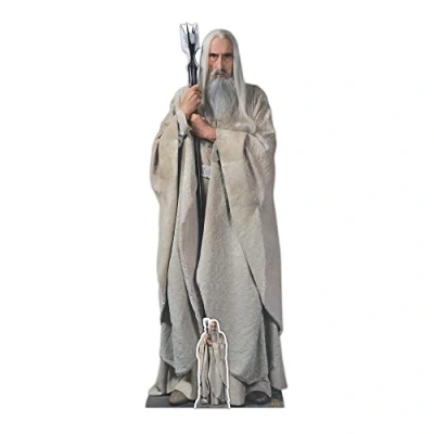 Image of Star Cutouts SC4135 Saruman Christopher Lee the Lord of Rings Lifesize Cardboard Cutout