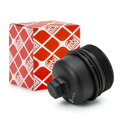 Image of 1103K4, 9878307 Cover, oil filter housing FEBI BILSTEIN 171342 86,5mm with seal ring CITROËN: C4 Grand Picasso 2, C3 III, Berlingo II Van