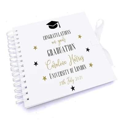 Image of Personalised Congratulations On Your Graduation Scrapbook Photo Album