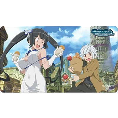 Image of Ultra Pro Bell &amp; Hestia Playmat Is It Wrong to Try Pick Up Girls in a Dungeon?