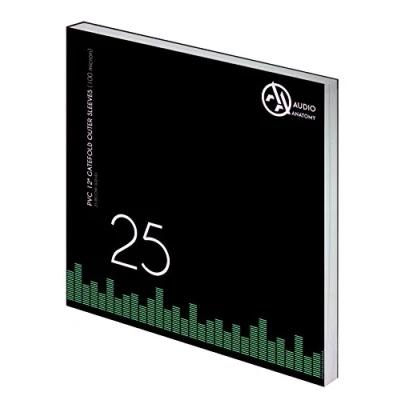 Image of Audio Anatomy Vinyl Double LP Gatefold Outer Sleeves 12 Inches PVC/100µ Transparent Pack of 25