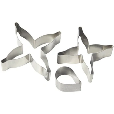 Image of PME Stainless Steel Fuchsia Flower Petal Cutters, Set of 3 (Home)
