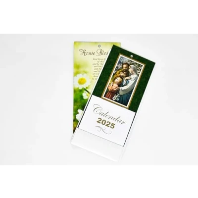 Image of Catholic Gift Shop Ltd 2020 Calendar Holy Family with Liturgical Date Tab &amp; Lourdes Prayer Card.