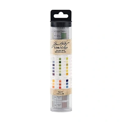 Image of Tim Holtz Collage Paper Palette Craft Supply, Multi 36