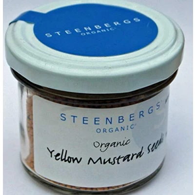 Image of Steenbergs Organic Yellow Mustard Seed Standard Jar 80g