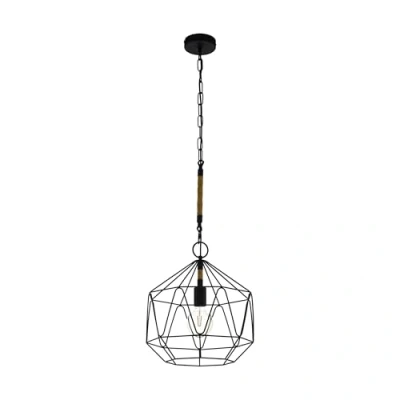 Image of EGLO Cottingham hanging light, cage, 1 bulb