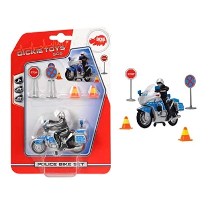 Image of Dickie Toys Police Bike Set (Multi Colour)
