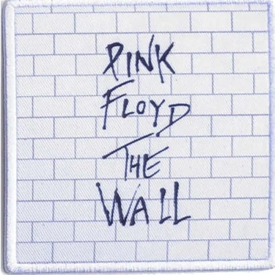 Image of Pink Floyd Patch The Wall Band Logo Official White Printed iron on Taglia unica