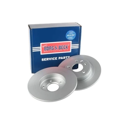 Image of Borg &amp; Beck BBD4799 Brake Disc Pair (Rear): Vauxhall Astra 09