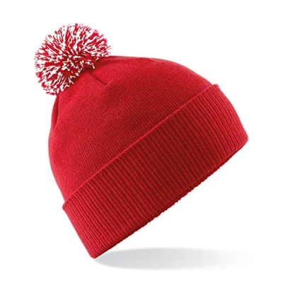 Image of Beechfield Snowstar Beanie Hat Warm &amp; Stylish Winter Headwear