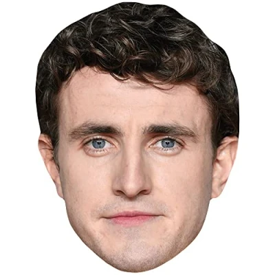 Image of Paul Mescal (Curls) Celebrity Mask, Flat Card Face, Fancy Dress Mask