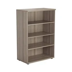 Image of Mezzo Book Case 1200 With 3 Shelves Grey Oak WDS1245GO