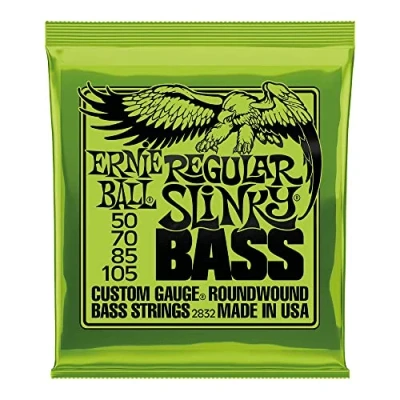 Image of Ernie Ball Regular Slinky Nickel Wound Electric Bass Strings 50 105 Gauge