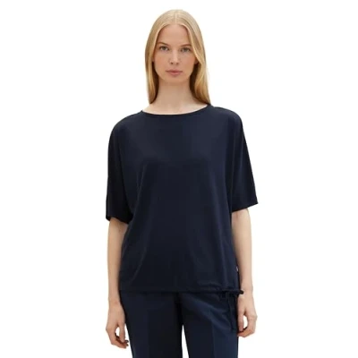 Image of TOM TAILOR Women&#039;s 1041550 T Shirt, 10668 Sky Captain Blue, XXS
