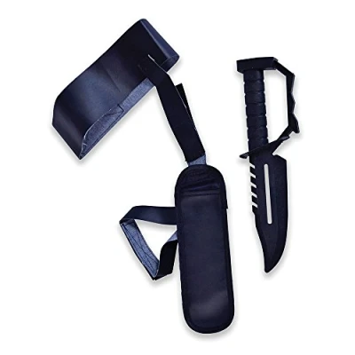 Image of Bristol Novelty BA977 police Ankle Holster and Knife, Unisex Adult, One Size