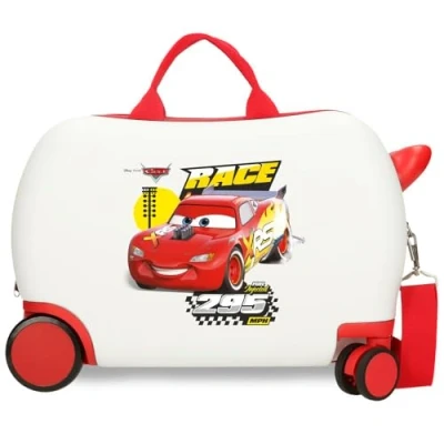 Image of Disney Cars Joy Multicoloured Kids Rolling Suitcase 41x34x20 cm Rigid ABS Combination lock 25 Litre 2.1 Kg 4 Wheels Hand Luggage