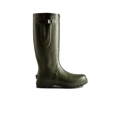 Image of Hunter Unisex Balmoral Classic Side Adjustable Tall Boot UK12 EU47 US14 Dark Olive