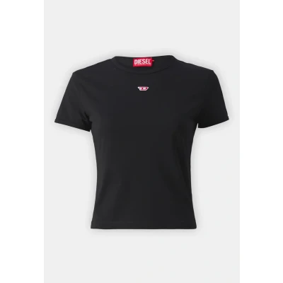 Image of Diesel Tuncutielongd Basic Tshirt, Women&#039;s, Size: Large, 9xx