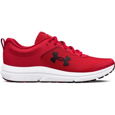 Image of Under Armour Men&#039;s UA Charged Assert 10 Running Shoe, Red, 9 UK