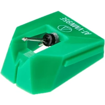 Image of Audio Technica VMN95E VM95 Series Elliptical replacement stylus Green