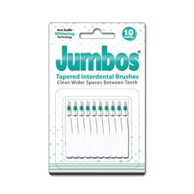 Image of Staino Jumbos Interdental Brushes Conical Pack of 10