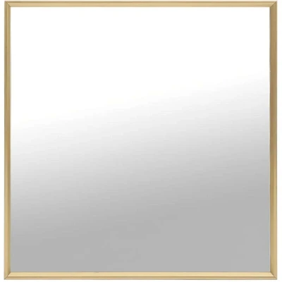 Image of vidaXL Mirror Gold 60x60 cm