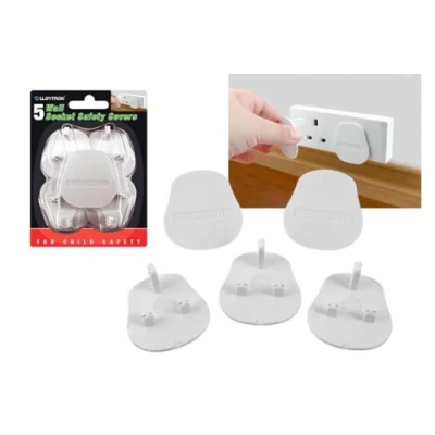 Image of 5, 10 OR 20 PACK BABY CHILD PROTECTION HOME SAFETY WALL PLUG SOCKET COVERS (10 pack)