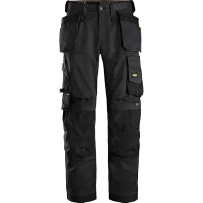 Image of Snickers 6251 48 Black Stretch Loose Fit Trouser W33&#039;&#039; L32&#039;&#039;
