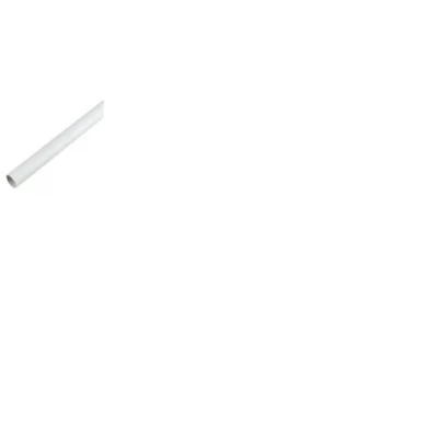 Image of Floplast 21.MM X 3M PVC U Overflow pipe White Plain Ended (OS01W)