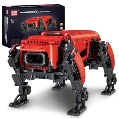 Image of Mould King Remote Control Robot Model, 936 Parts Engineering Mechanical Dog Building Blocks for Adults and Children, DIY Set as Toys/Gifts/Collectibles