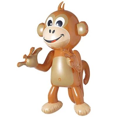 Image of Inflatable Monkeys 50cm Props &amp; Theme Blow Up Party Decoration for Fancy Dress Accessory