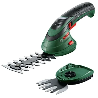 Image of Bosch ISIO III Cordl Shrub and Grass Shear, Green, New Design Premium Set