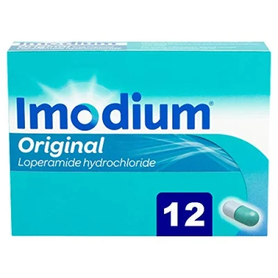 Image of Imodium Original Capsules For Effective Relief From Diarrhoea in Just One Dose Capsules, White, tablets, 12 count