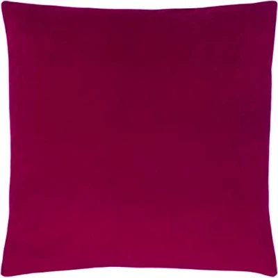 Image of Paoletti Sunningdale Polyester Filled Cushion, Cerise, 50 x 50cm