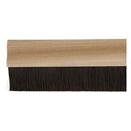 Image of Door Bottom Brush Draught excluder Sweep Seal 914mm (3ft) Wide, Stormguard (Wood)