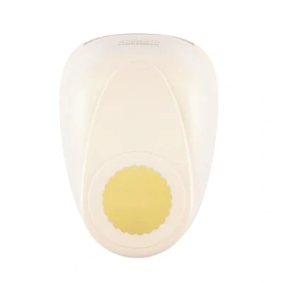 Image of Vaessen Creative Craft Paper Punch Scalloped Circle Ø 6,3 cm Cutter for Crafting and Card Making