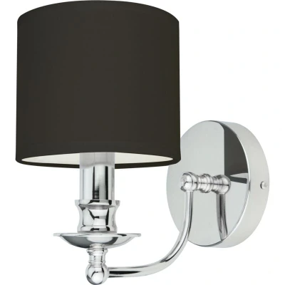 Image of Abu Dhabi Wall Lamp With Shade Silver, E14