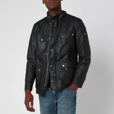 Image of Barbour Duke Model Coat, Brown, green, XXL