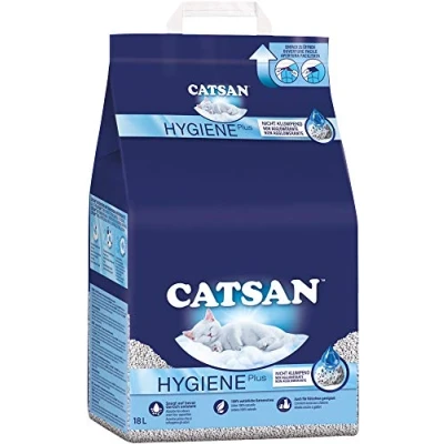Image of Catsan Hygiene Plus White Litter with Extra Mineral Protection 1 x 18 Litres