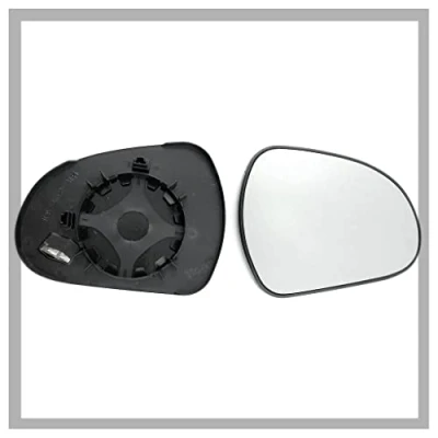 Image of Fits Peugeot 308, For 2007 SEP to 2013 AUG Heated Base Convex Wing Mirror LEFT HAND (UK Passenger Side)