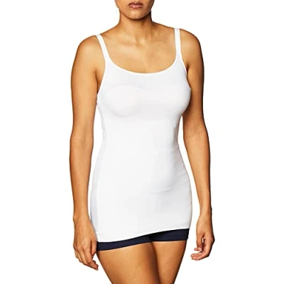 Image of Maidenform Women&#039;s Cover Your Bases SmoothTec Shaping Camisole Camouflage, White, S