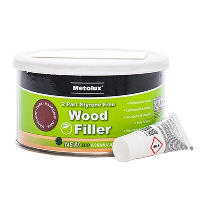 Image of Metolux 2 Part SF Wood Filler 275ML Dark Oak/Teak