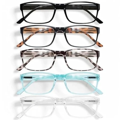 Image of Gaoye 5 Pack Reading Glasses Women, Blue Light Blocking Readers, Women glasses, 2.5